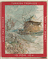 A Landscape with a House at Right, from the Jigsaw Puzzle Pictures series (T76) issued by Turkish Trophies Cigarettes, Turkish Trophies Cigarettes  American, Commercial color lithograph