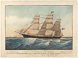 Clipper Ship "Sovereign of the Seas", Eliphalet M. Brown Jr. American, Hand-colored lithograph