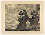 Eight Bells, Winslow Homer  American, Etching (posthumous impression)