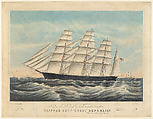 Clipper Ship "Great Republic", James E. Buttersworth  American, born England, Hand-colored lithograph