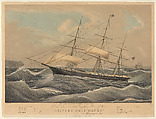 Clipper Ship "Racer", James E. Buttersworth American, born England, Hand-colored lithograph
