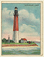 Barnegat Light, from the "Lighthouse Series" (T77), issued with Hassan Cigarettes by the American Tobacco Company, American Tobacco Company, Commercial color lithograph