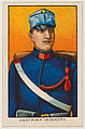 Austrian Infantry, from the Military series (T79) issued by the American Tobacco Company, American Tobacco Company, Commercial color lithograph