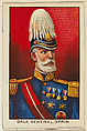 Gala General, Spain, from the Military series (T79) issued by the American Tobacco Company, American Tobacco Company, Commercial color lithograph