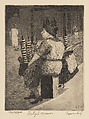 Pretzel Woman, Hyman William Katz  American, Etching and aquatint