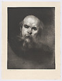 Portrait of Paul Verlaine, Eugène Carrière  French, Lithograph on chine collé