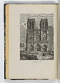 Nôtre Dame de Paris, Victor Hugo (French, Besançon 1802–1885 Paris), Book Illustrated with ca. 200 etchings and wood engravings on china paper; 352 pp.
