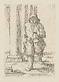 Chimney Sweep, from Di Bologna l'Arti per via D'An.ibal' Ca.rac, plate 9, Giuseppe Maria Mitelli  Italian, Etching; first state of three (Bertarelli)