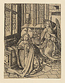 The Annunciation, Master ES German, Engraving