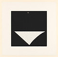 Navel and Panties/Lake and Moon, March 26, 1979; from the portfolio Water Under the Bridge, Donald Sultan  American, Aquatint with scraped and burnished areas and hard ground printed in black from one plate