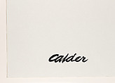 La Grande Vitesse, Alexander Calder (American, Philadelphia, Pennsylvania 1898–1976 New York), Lithograph