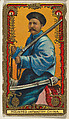 Mounted Infantry, China, from the Military series (T80) issued by the American Tobacco Company, American Tobacco Company, Commercial color lithograph
