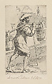 Plate 10: Watercarrier, Simon Guillain II  French, Etching