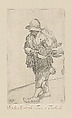 Plate 37: Vendor of spoons, ladels etc, Simon Guillain II  French, Etching