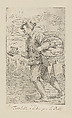 Plate 44: Vendor of book and tablets for children, Simon Guillain II  French, Etching