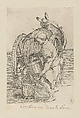 Plate 53: Cart carrying water from the river, Simon Guillain II  French, Etching