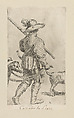 Plate 64: Rabbit hunter, Simon Guillain II French, Etching