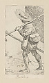 Plate 67: Fisherman, Simon Guillain II  French, Etching