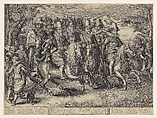 Cavalcade of Eleven Princes of the House of Nassau-Orange, Willem Jacobsz. Delff  Dutch, Engraving