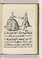 An Easy Introduction to Dancing: or, the Movements in the Minuet full explained., Designed and etched by George Bickham, Jr. (British, London ca. 1704–1771 Richmond, Surrey), Illustrations: etching