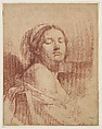 Disdain (Le Dédain), François André Vincent  French, Red chalk