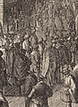 Interior View of Vladislav Hall at Prague Castle during the Annual Fair, Aegidius Sadeler II (Netherlandish, Antwerp 1568–1629 Prague), Engraving