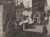 Interior View of Vladislav Hall at Prague Castle during the Annual Fair, Aegidius Sadeler II (Netherlandish, Antwerp 1568–1629 Prague), Engraving
