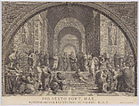 The School of Athens, after the fresco by Raphael in the Stanza della Segnatura, Giovanni Volpato (Italian, Bassano 1732–1803 Rome), Engraving and etching