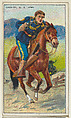 U.S. Army Cavalry, from the "Military Series" (T81a), issued by Recruit Little Cigars, Recruit Little Cigars  American, Commercial color lithograph
