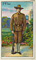 U.S. Army Recruit, from the "Military Series" (T81a), issued by Recruit Little Cigars, Recruit Little Cigars  American, Commercial color lithograph