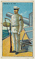 U.S. Navy Marine, from the "Military Series" (T81a), issued by Recruit Little Cigars, Recruit Little Cigars  American, Commercial color lithograph