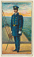 U.S. Navy Midshipman, from the "Military Series" (T81a), issued by Recruit Little Cigars, Recruit Little Cigars  American, Commercial color lithograph