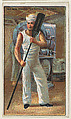U.S. Navy The Man Behind the Gun, from the "Military Series" (T81a), issued by Recruit Little Cigars, Recruit Little Cigars  American, Commercial color lithograph