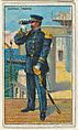 French Captain, from the "Military Series" (T81b), issued by Recruit Little Cigars, Issued by Recruit Little Cigars, Commercial color lithograph