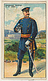 U.S. Army Brigadier General, from the "Military Series" (T81b), issued by Recruit Little Cigars, Recruit Little Cigars  American, Commercial color lithograph