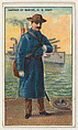 U.S. Navy Captain of Marine, from the "Military Series" (T81b), issued by Recruit Little Cigars, Recruit Little Cigars  American, Commercial color lithograph