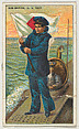U.S. Navy Sub-Marine, from the "Military Series" (T81b), issued by Recruit Little Cigars, Recruit Little Cigars  American, Commercial color lithograph