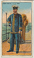 U.S. Navy Rear-Admiral, from the "Military Series" (T81b), issued by Recruit Little Cigars, Recruit Little Cigars  American, Commercial color lithograph