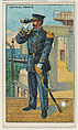French Captain, from the "Military Series" (T81b), issued by Recruit Little Cigars, Issued by Recruit Little Cigars, Commercial color lithograph