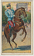 French Officer Mounted Rifles, from the 