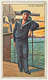 German Sailor, from the "Military Series" (T81b), issued by Recruit Little Cigars, Recruit Little Cigars  American, Commercial color lithograph