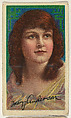 Mary Anderson, from the "Movie Stars" series (T82), issued with Recruit Little Cigars, Athletic Little Cigars, and Coupon Cigarettes by Liggett & Myers Tobacco Company, Liggett & Myers Tobacco Company American, Commercial color lithograph