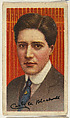 Carlyle Blackwell, from the "Movie Stars" series (T82), issued with Recruit Little Cigars, Athletic Little Cigars, and Coupon Cigarettes by Liggett & Myers Tobacco Company, Liggett & Myers Tobacco Company American, Commercial color lithograph