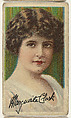 Marguerite Clark, from the "Movie Stars" series (T82), issued with Recruit Little Cigars, Athletic Little Cigars, and Coupon Cigarettes by Liggett & Myers Tobacco Company, Liggett & Myers Tobacco Company American, Commercial color lithograph