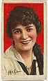 Helen Holmes, from the "Movie Stars" series (T82), issued with Recruit Little Cigars, Athletic Little Cigars, and Coupon Cigarettes by Liggett & Myers Tobacco Company, Liggett & Myers Tobacco Company American, Commercial color lithograph