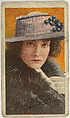 Claire McDowell, from the "Movie Stars" series (T82), issued with Recruit Little Cigars, Athletic Little Cigars, and Coupon Cigarettes by Liggett & Myers Tobacco Company, Liggett & Myers Tobacco Company American, Commercial color lithograph