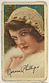 Norma Phillips, from the "Movie Stars" series (T82), issued with Recruit Little Cigars, Athletic Little Cigars, and Coupon Cigarettes by Liggett & Myers Tobacco Company, Liggett & Myers Tobacco Company American, Commercial color lithograph