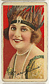 Marin Sais, from the "Movie Stars" series (T82), issued with Recruit Little Cigars, Athletic Little Cigars, and Coupon Cigarettes by Liggett & Myers Tobacco Company, Liggett & Myers Tobacco Company American, Commercial color lithograph