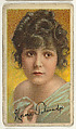 Norma Talmadge, from the "Movie Stars" series (T82), issued with Recruit Little Cigars, Athletic Little Cigars, and Coupon Cigarettes by Liggett & Myers Tobacco Company, Liggett & Myers Tobacco Company  American, Commercial color lithograph