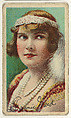 Fannie Ward, from the "Movie Stars" series (T82), issued with Recruit Little Cigars, Athletic Little Cigars, and Coupon Cigarettes by Liggett & Myers Tobacco Company, Liggett & Myers Tobacco Company  American, Commercial color lithograph